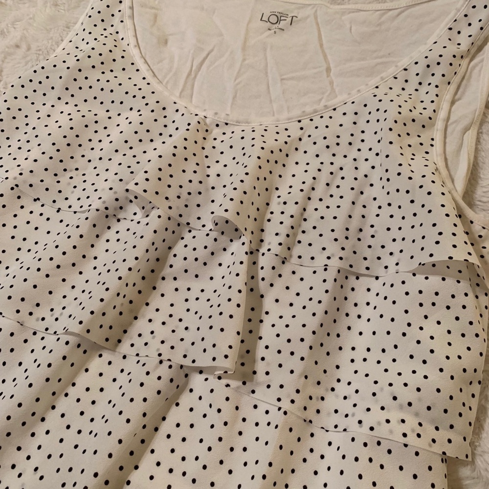 Loft Ruffle Tank - Picture 2 of 2